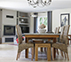 Luxury living room with elegant furniture and modern decor